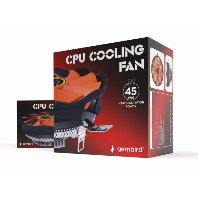 Кулер універсальний, 12 см, TDP 45 Вт, Intel LGA 775/115X/1200 та AMD