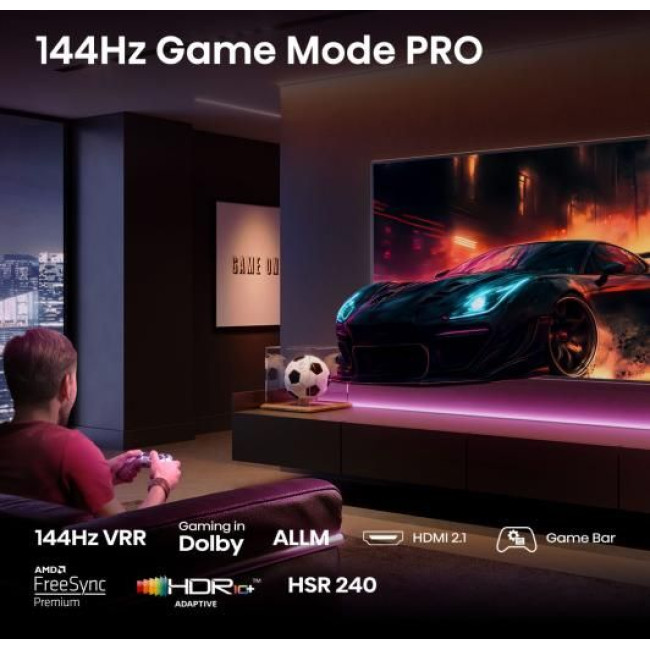 LED-телевізор Hisense 43E7Q PRO 