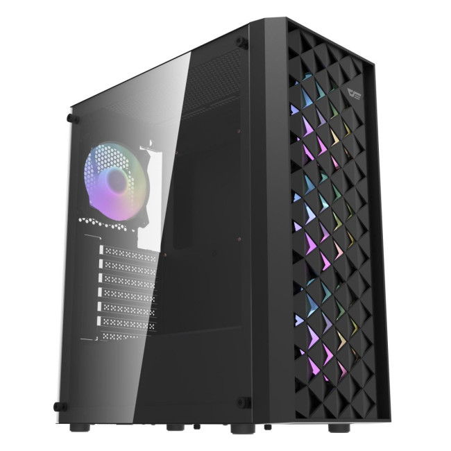 Корпус для комп'ютера DARK FLASH DK351 ATX без блока живлення, чорний