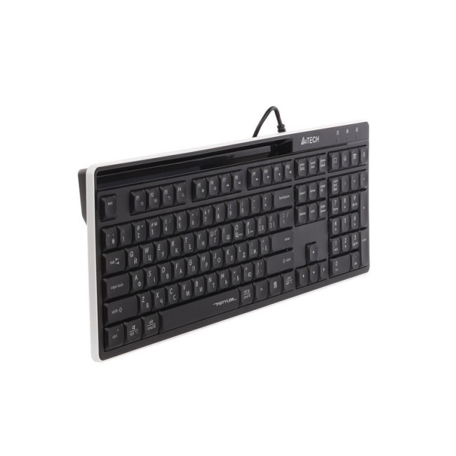 Клавіатура з ножичним перемикачем Fstyler, USB, Quiet typing, чорна