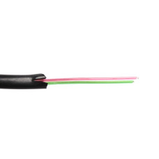 Телефонний кабель, плоский, багатожильний, бухта 100 м, чорний