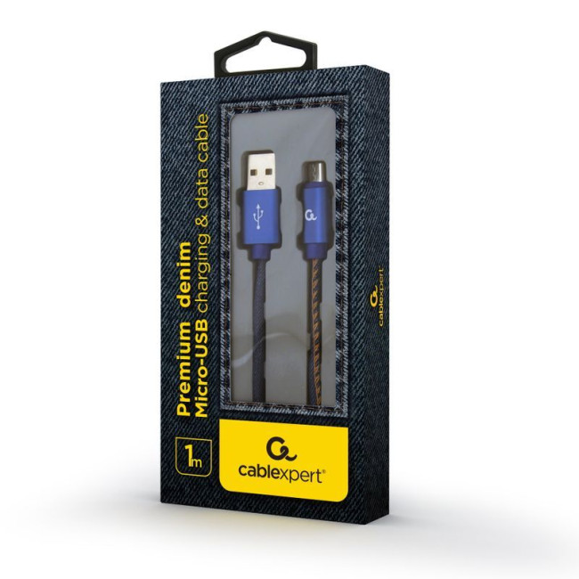 Кабель micro USB 2.0 A-тато/Micro B-тато, преміум, 2.1 А