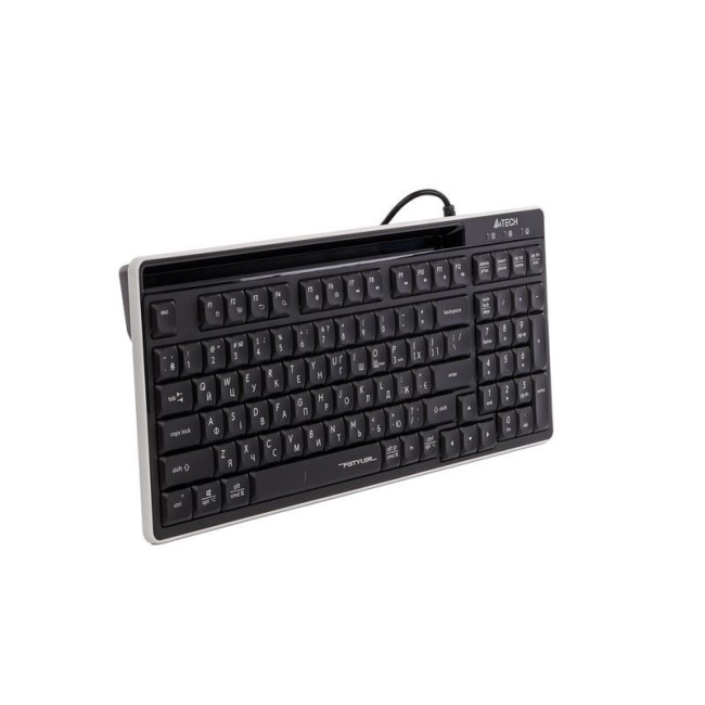 Клавіатура з ножичним перемикачем Fstyler, USB, Quiet typing, чорна
