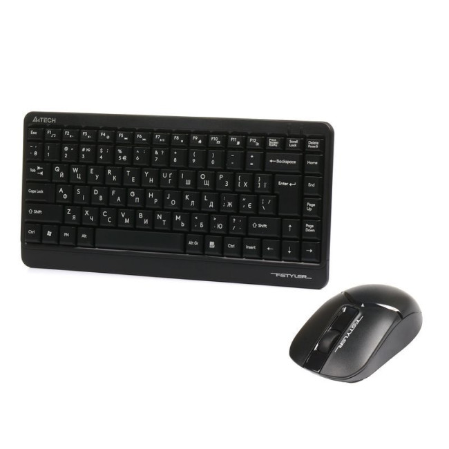Комплект бездротовий Fstyler клавіатура+миша, чорний, USB
