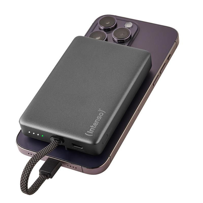 Портативний зарядний пристрій USB 10000MAH MAG GREY 7340034 MC10000 INTENSO