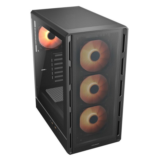 Ігровий корпус, 3*120mm ARGB, 1*120mm ARGB вентилятори передвстановлені, ATX/mATX/mini-ITX, скляне вікно