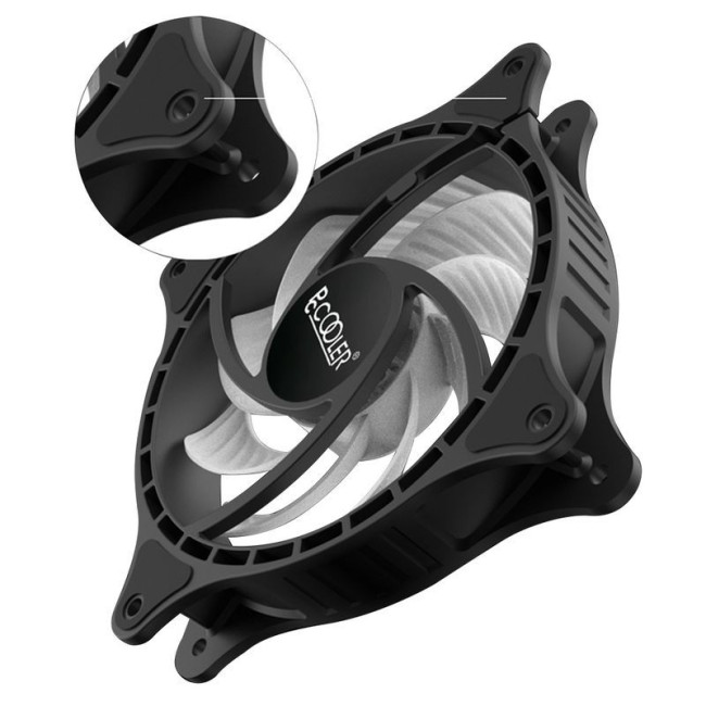 Вентилятор 120 mm ARGB, Hydraulic Bearing, 4Pin PWM