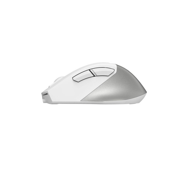 Миша бездротова безшумна Fstyler, Bluetooth / 2.4 ГГц, вбудований акумулятор, 2000DPI, сірий+білий