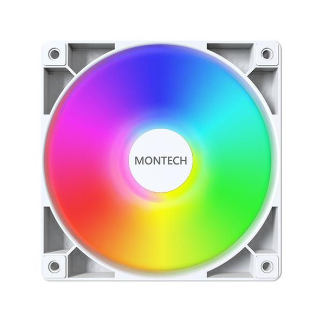 Корпусний вентилятор 120MM GF120 PWM WHITE MONTECH