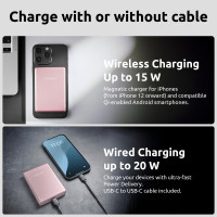 Портативний зарядний пристрій USB 10000MAH MAG ROSE MW10000 7344033 INTENSO