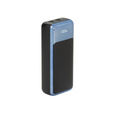 Портативний зарядний пристрій, 30000 mA, QC/PD 65W, з LCD, чорний