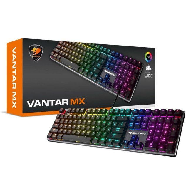 Клавіатура ігрова механічна, Red Switches, RGB-підсвічування