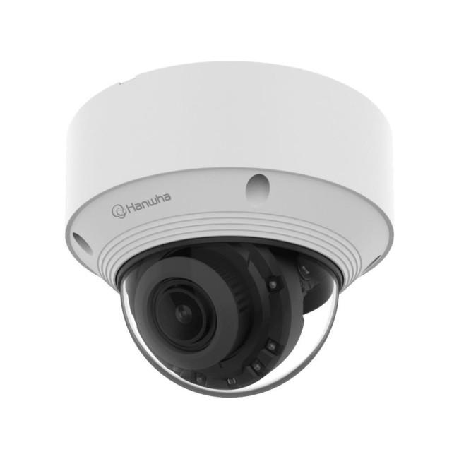 Мережева камера купольна  4K @ 30fps, motorized vari-focal lens 3.2~10.2mm (H: 104°~31° / V: 55°~17°) QNV-C9083R HANWHA VISION