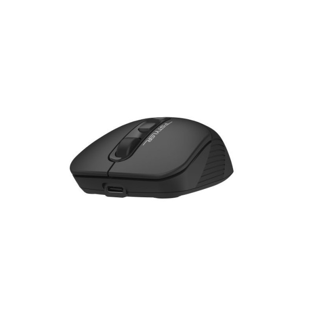 Миша бездротова безшумна Fstyler, Bluetooth / 2.4 ГГц, вбудований акумулятор, 2000 DPI, чорний