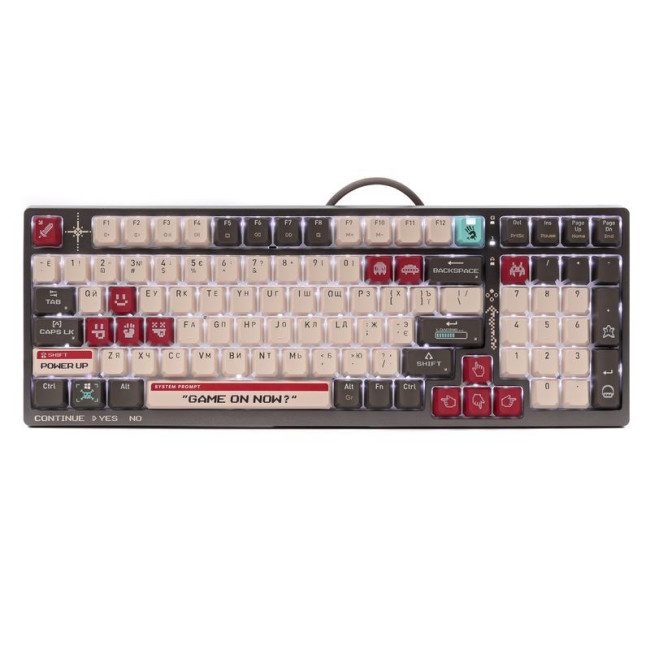 Клавіатура механічна ігрова, USB, підсвічування, BLMS Red Plus Switch