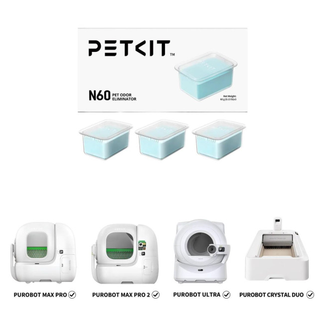 Усувач запаху PETKIT Pet Odor Eliminator N60 3PCS P9224