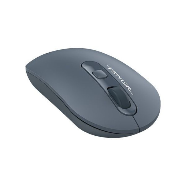 Миша бездротова Fstyler, USB, 2000 dpi, попелясто-синій