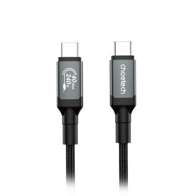 Кабель USB4.Gen 3, 40 Gbps, 240w, C-тато/C-тато, 1.2 м, преміум