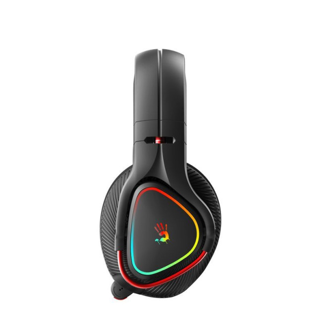 Ігрові бездротові навушники з мікрофоном, RGB, Bluetooth + 2.4GHz + 3.5 jack