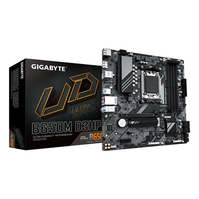 Материнська плата AMD B650 SAM5 MATX B650M D3HP 1.3 GIGABYTE