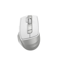 Миша бездротова безшумна Fstyler, Bluetooth / 2.4 ГГц, вбудований акумулятор, 2000DPI, сірий+білий