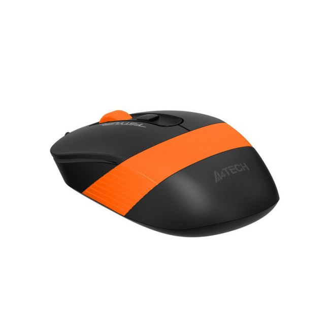 Миша дротова безшумна Fstyler, USB, 1600 dpi, помаранчевий