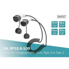 Кабель EV CHARGING 10M 32A DK-3P32-S-100 ASSMANN