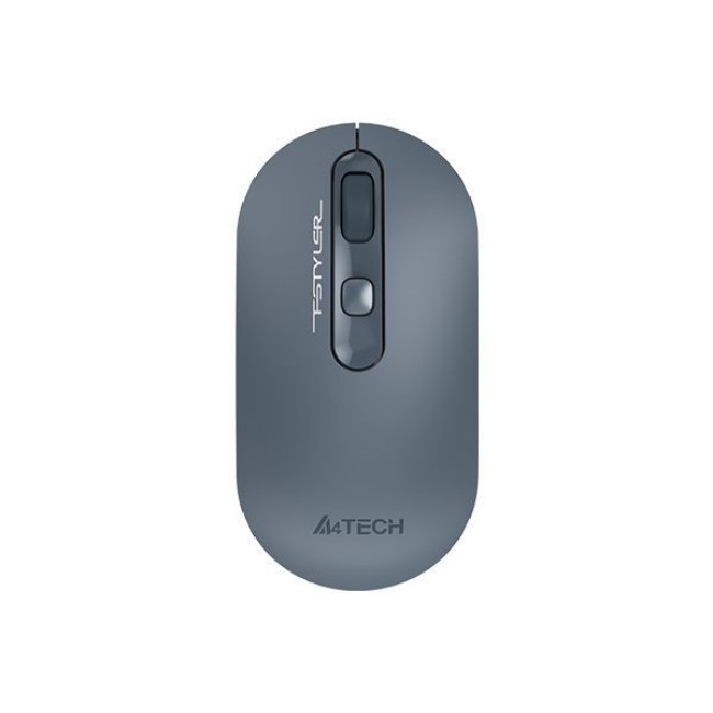Миша бездротова Fstyler, USB, 2000 dpi, попелясто-синій