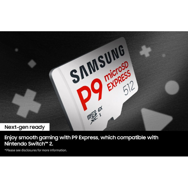 Карта пам’яті SAMSUNG  microSD Express Card  P9, до 800 Мб/с