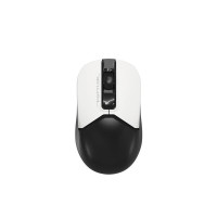 Миша бездротова безшумна Fstyler, USB, 1200 dpi, чорний + білий