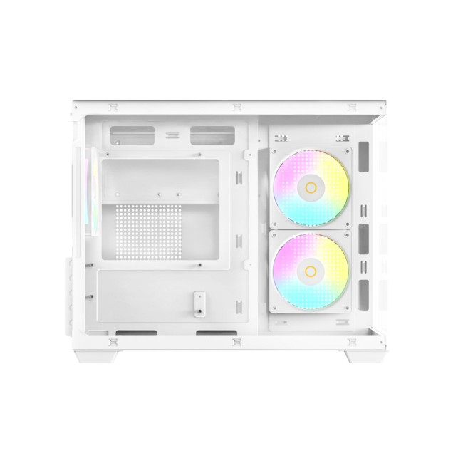 Корпус для комп'ютера MATX W/O PSU GAMMA C54 ARGB білий (GAMMA-C54-WHD300XX-GL) OCYPUS