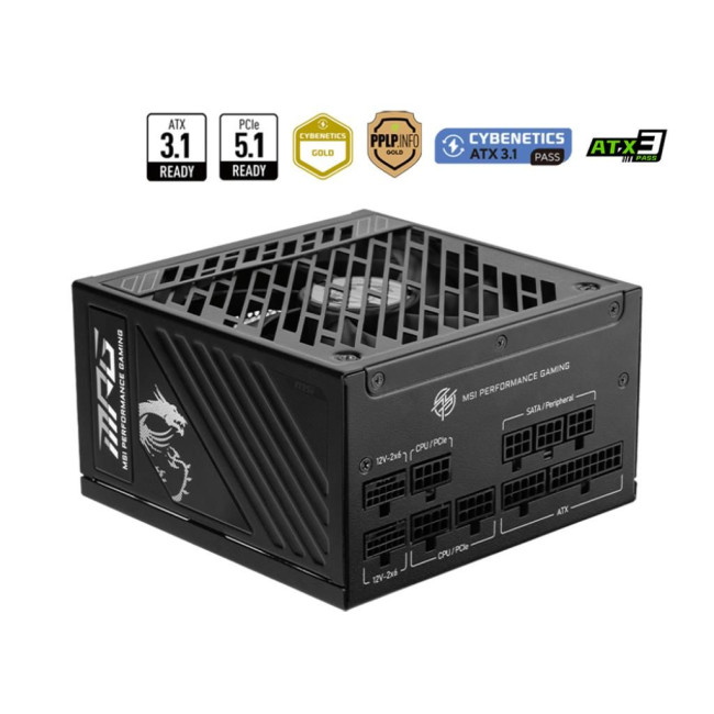 Блок живлення ATX 1250W MPG A1250GS PCIE5 MSI