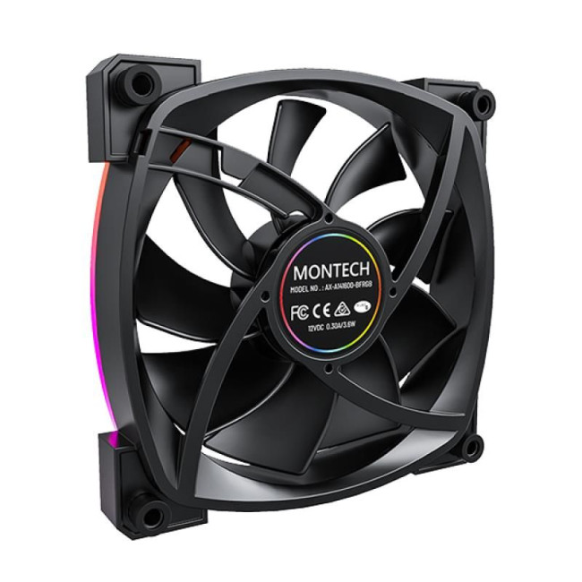 Корпусний вентилятор 140MM AX140 PWM BLACK MONTECH