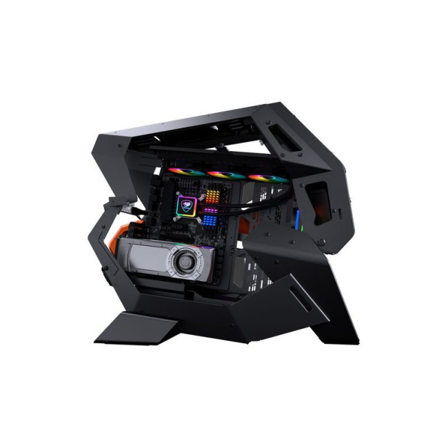 Ігровий корпус, TreLux RGB+1x120 мм RGB Fan, загартоване скло, 2x 3.5