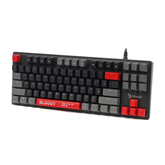 Клавіатура механічна ігрова, USB, RGB підсвічування, BLMS Red Plus Switch