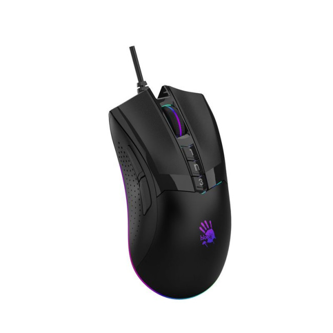 Ігрова миша Bloody Activated, RGB, 10000 CPI, 50M натискань, чорний
