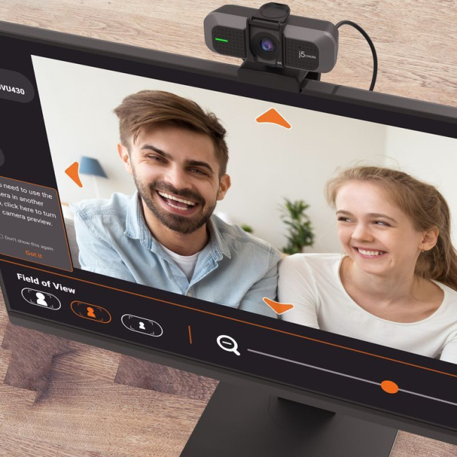 Вебкамера, 4K@30Hz, USB-A/C 3.0, вбудований мікрофон, кріплення 1/4