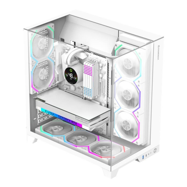 Корпус для комп'ютера ATX W/O PSU INFINITY PRO WH GAMEMAX