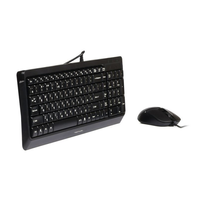 Комплект дротовий Fstyler клавіатура+миша, чорний, USB