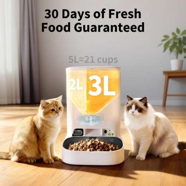 Смарт годівниця PETKIT YUMSHARE DUAL-HOPPER 2 with Cam P592