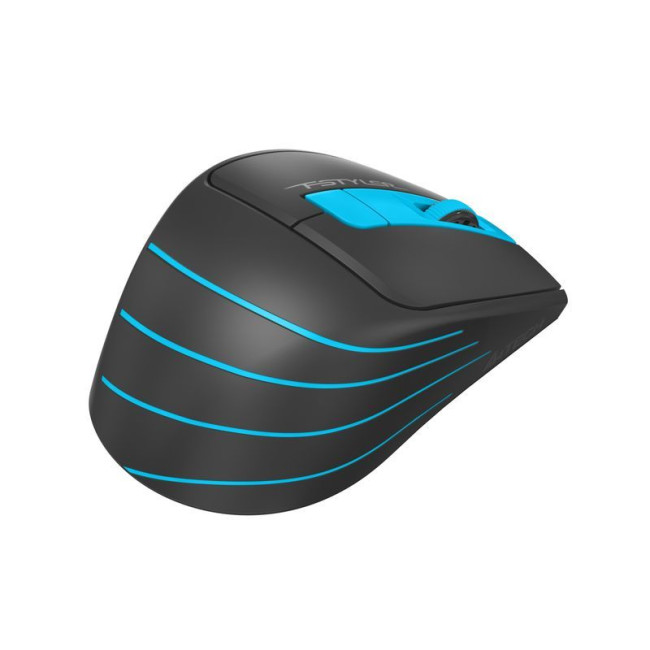 Миша бездротова безшумна Fstyler, USB, 2000 dpi, синій