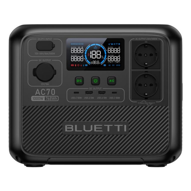 Портативна зарядна станція 1000W AC70 BLUETTI