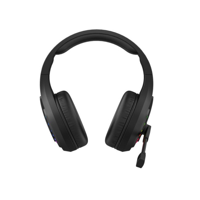 Ігрові навушники з мікрофоном, Neon LED Bluetooth + 2.4GHz + 3.5 jack