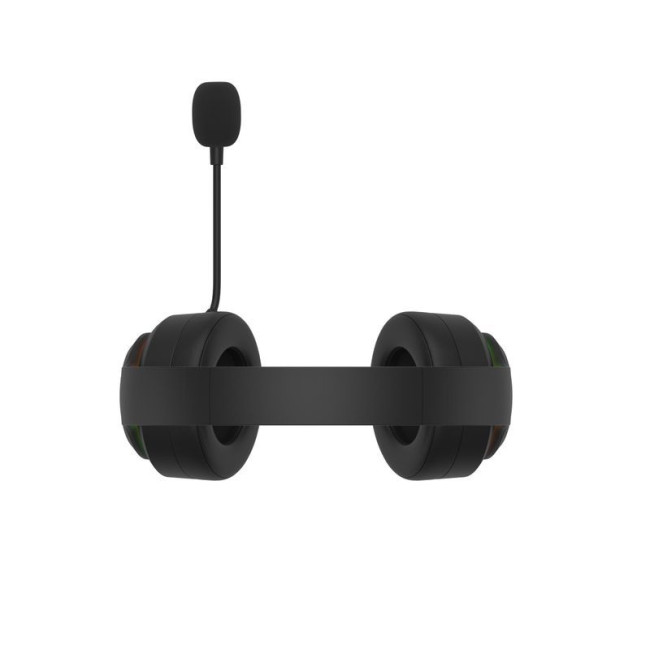Ігрові бездротові навушники з мікрофоном, RGB підсвічування, Bluetooth + 2.4GHz + 3.5 jack