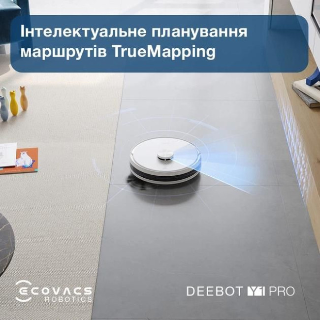Робот-пилосос DEEBOT Y1 PRO DLX34 WHITE ECOVACS