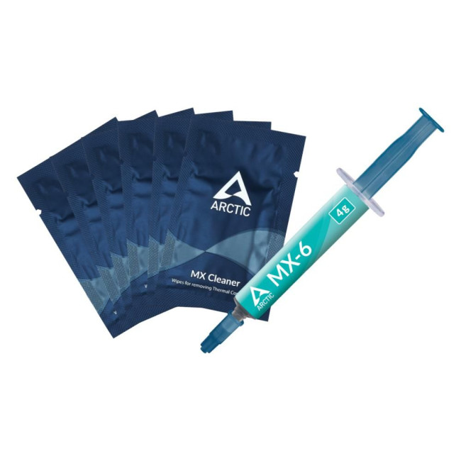 Термопаста для процесора ACTCP00084A MX-6 4g with 6pcs MX Cleaner ARCTIC
