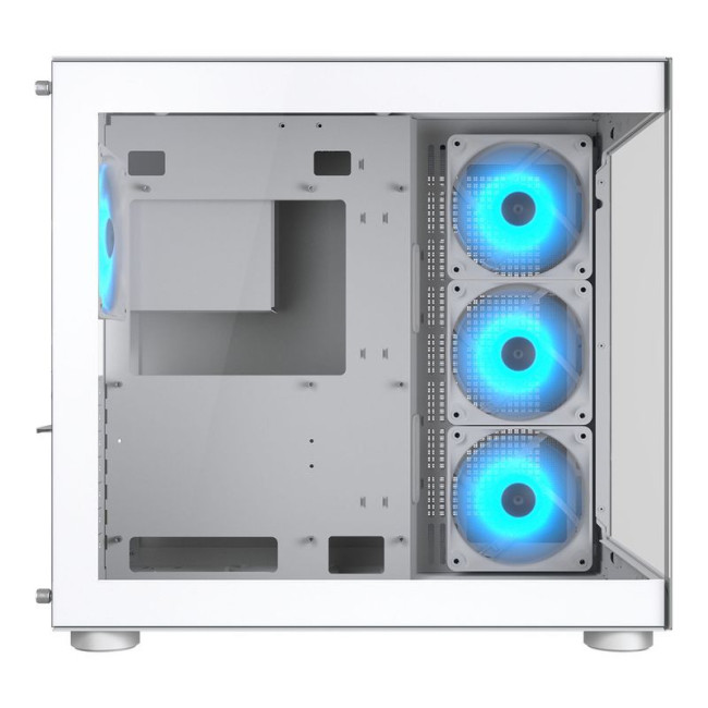 Ігровий корпус, 4*120 mm ARGB передвстановлені, Type-C x 1, USB3.0 x2, Audio x 1