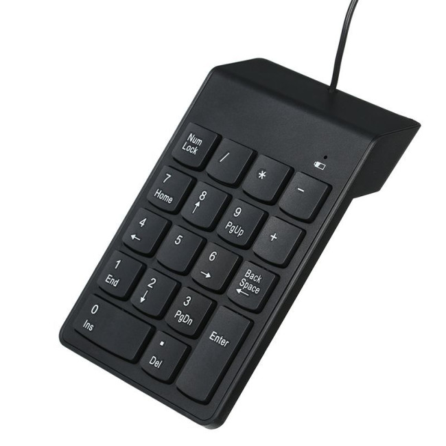 Цифрова USB клавіатура, 18 кнопок, чорний