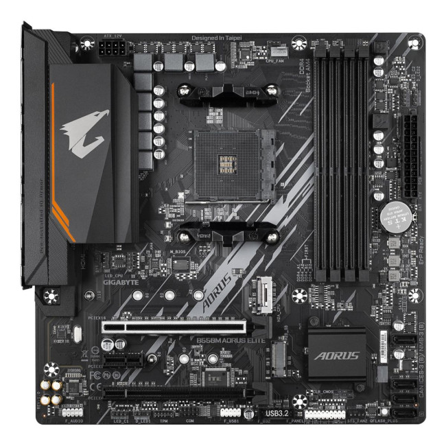 Материнська плата AMD B550 SAM4 MATX B550M AORUS ELITE 1.3 GIGABYTE