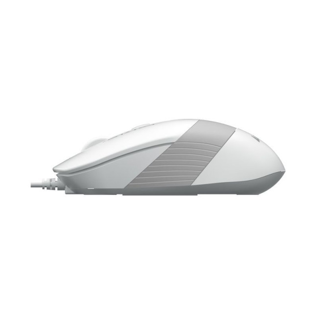 Миша дротова безшумна Fstyler, USB, 1600 dpi, білий